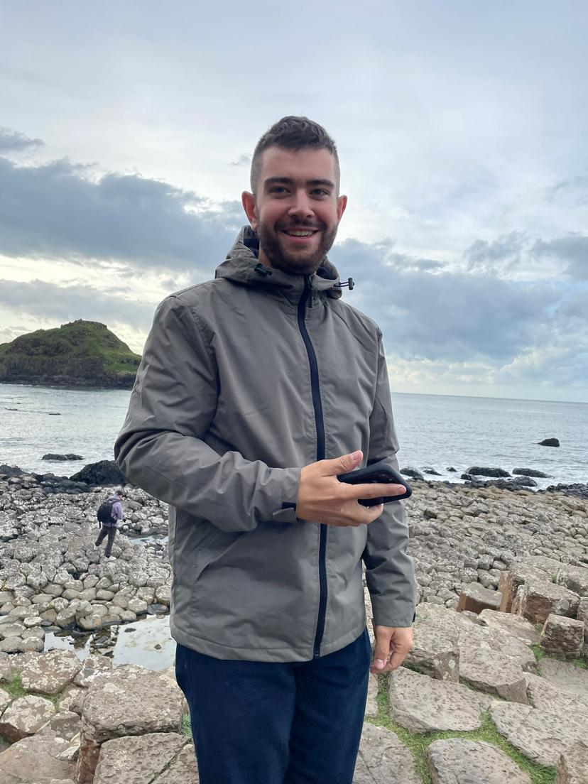 Me standing on the giants causeway.