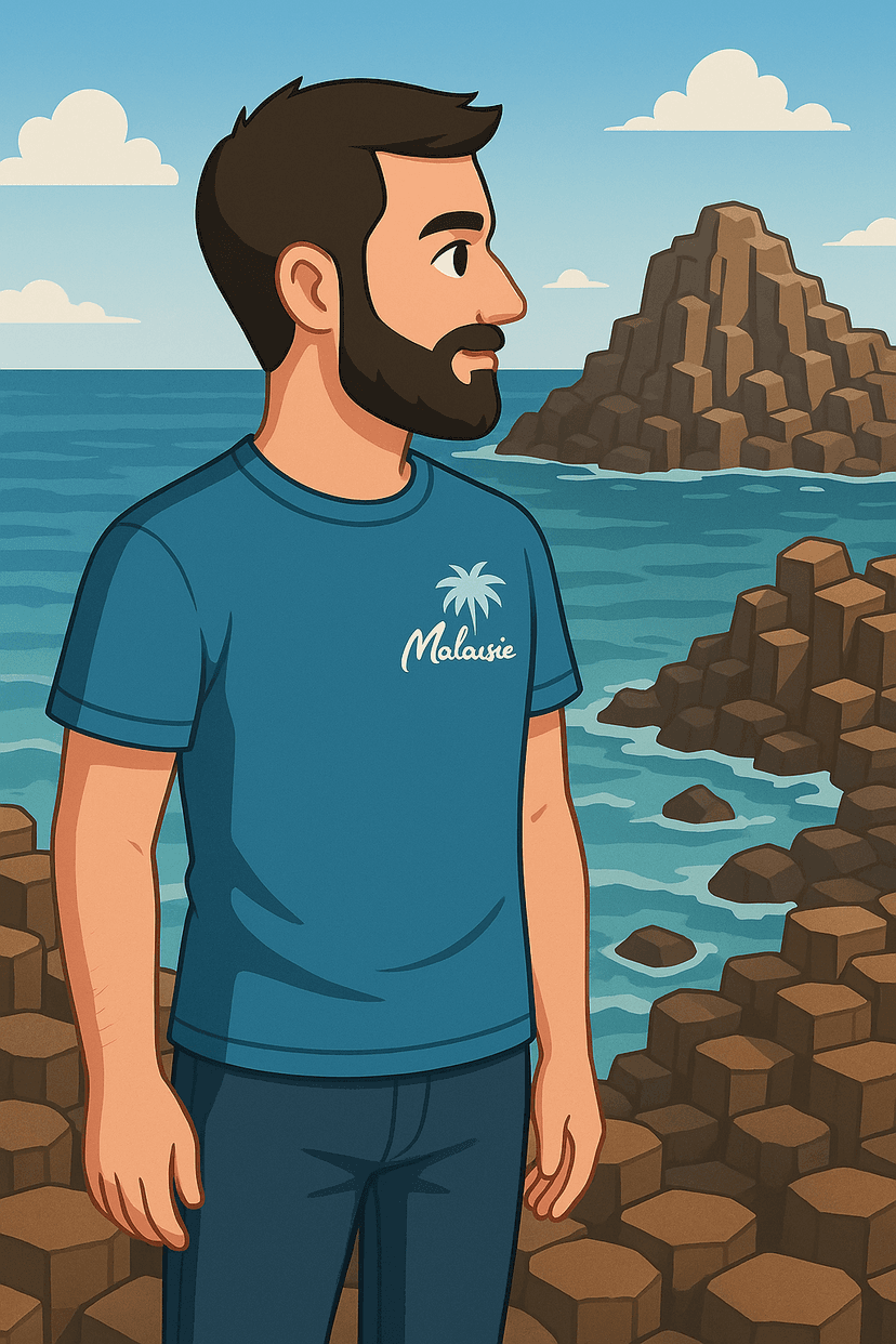 Me standing on the giants causeway.